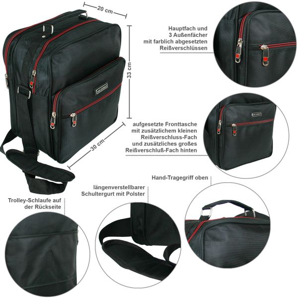 BAG STREET INTERNATIONAL Schultertasche Herren große günstig online kaufen