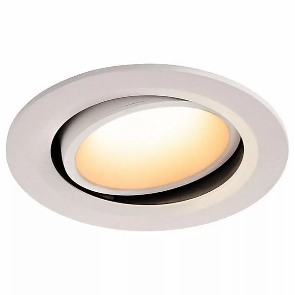 LED Einbaustrahler Numinos in Weiß 25,41W 2300lm 3000K 55° kardanisch günstig online kaufen