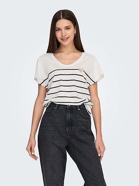 ONLY Kurzarmshirt ONLEMILY LIFE S/S HEART günstig online kaufen