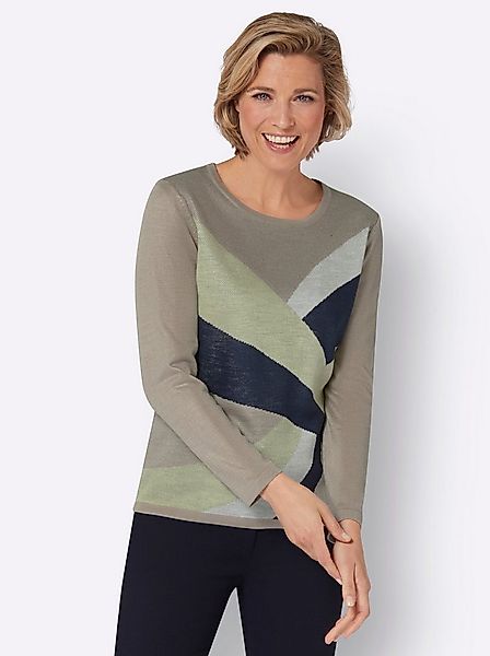 Sieh an! Strickpullover Jacquard-Pullover . günstig online kaufen