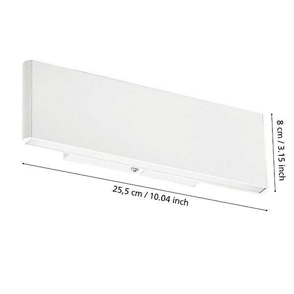 EGLO Stars Of Light LED-Wandleuchte Climene, weiß, Alu günstig online kaufen