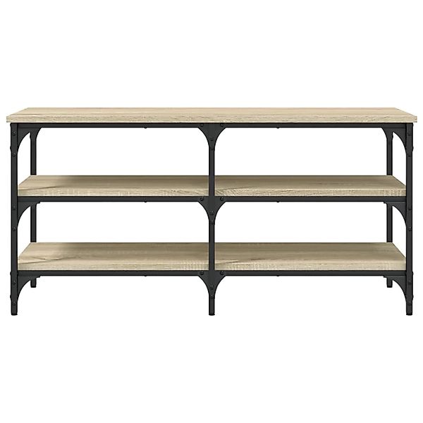 vidaXL Schuhbank Sonoma-Eiche 100x38,5x49 cm Holzwerkstoff günstig online kaufen