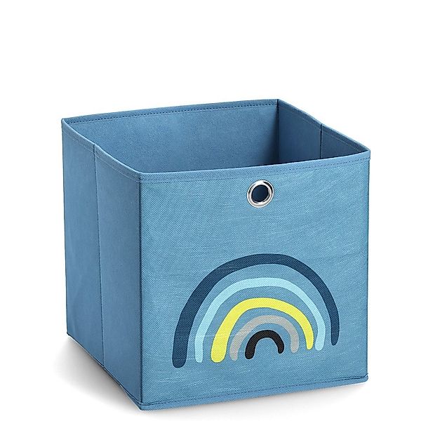 Zeller Present Aufbewahrungskorb Aufbewahrungsbox "Blue Rainbow, günstig online kaufen