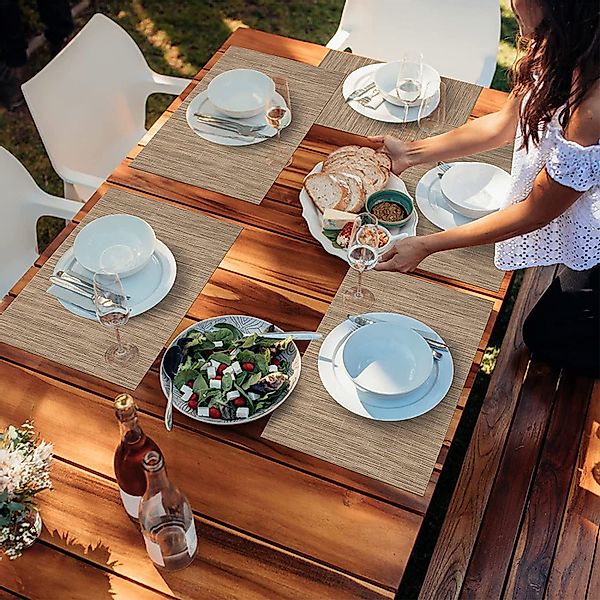 OKWISH Platzset 6er Tischsets Platzdeckchen Platz-Matten günstig online kaufen