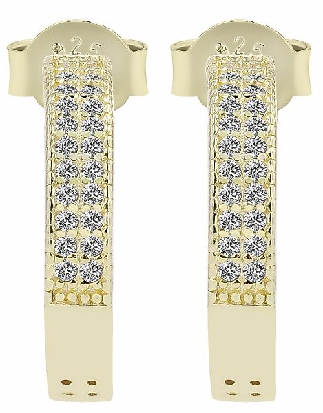 Adelia´s Paar Ohrhänger "Damen Ohrringe – Ohrstecker aus 925 Silber mit Zir günstig online kaufen