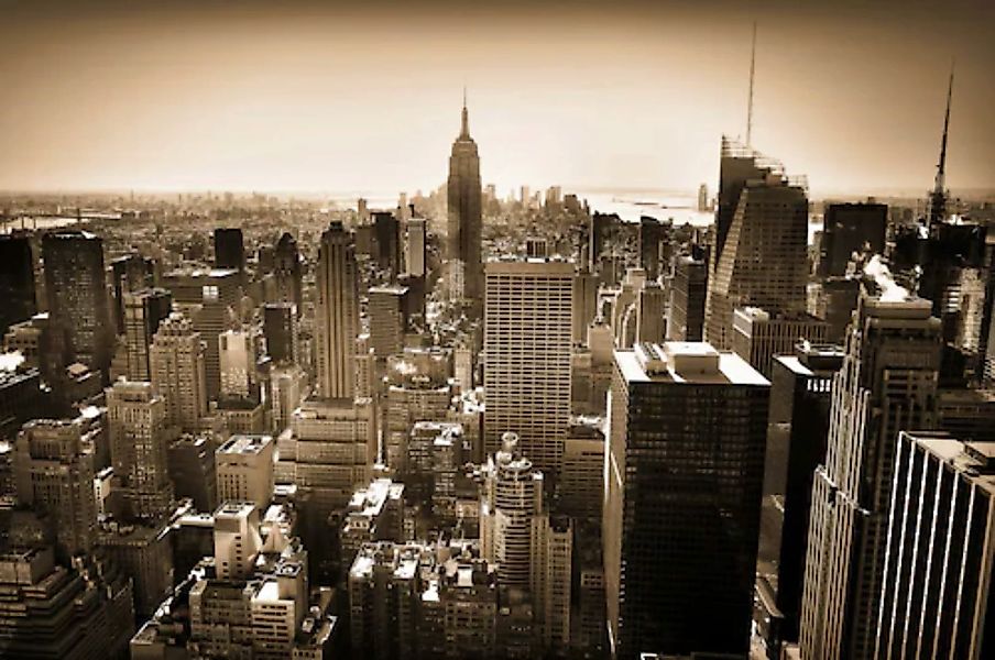 Papermoon Fototapete »New York Sepia« günstig online kaufen