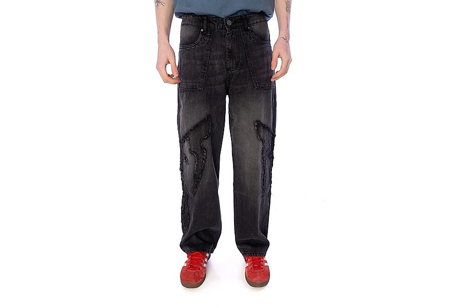 Favela 5-Pocket-Jeans Jeans Favela Fabric Patch black wash günstig online kaufen