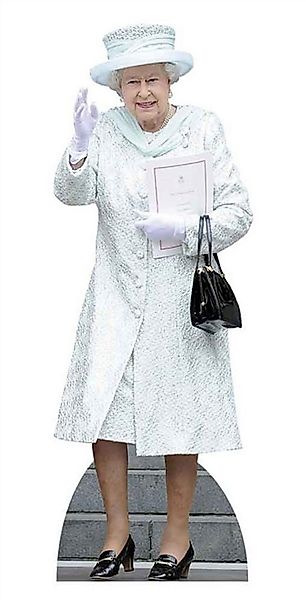 Dekofigur Queen Elizabeth - Pappaufsteller - Pappaufsteller günstig online kaufen