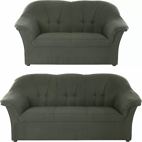 DOMO collection Polstergarnitur "Pegnitz", (Set), 3-Sitzer & 2-Sitzer-Set günstig online kaufen