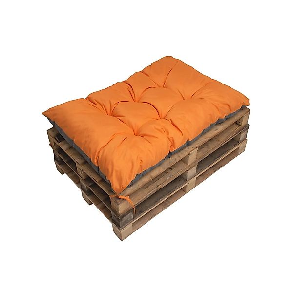 Setgarden Enkel one Palettenkissen 120x50 cm Sitzkissen 1tlg Orange günstig online kaufen