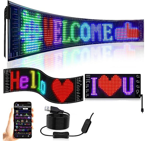 PRIISF LED Dekolicht LED Schild Display Werbung Leuchte Reklame Laufschrift günstig online kaufen