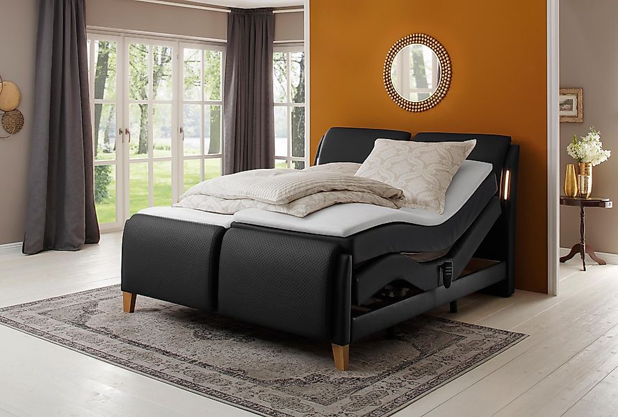 Home affaire Boxspringbett Messina2, Liegekomfort elektrisch günstig online kaufen