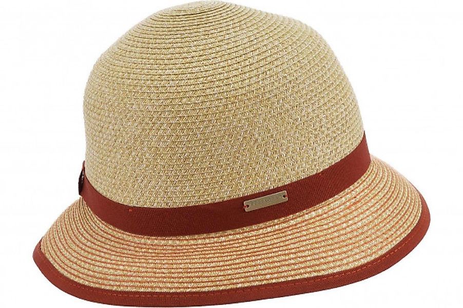Seeberger Strohhut kleine knautschbare Papierborten Glocke mit UV 80 günstig online kaufen