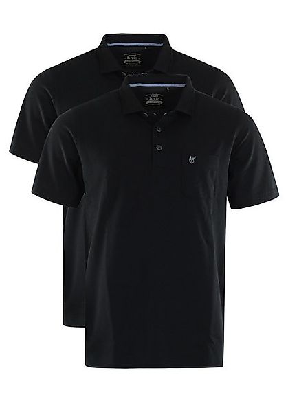 Hajo Poloshirt 2er Pack Pique (Spar-Set, 2-tlg) Poloshirt - Baumwolle - Atm günstig online kaufen