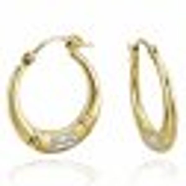 Creolen 375 Gelbgold Glänzend 19mm günstig online kaufen