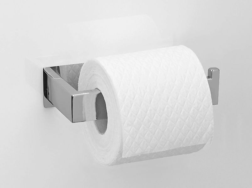 WENKO Toilettenpapierhalter "Turbo-Loc Genova", Shine, Befestigen ohne Bohr günstig online kaufen