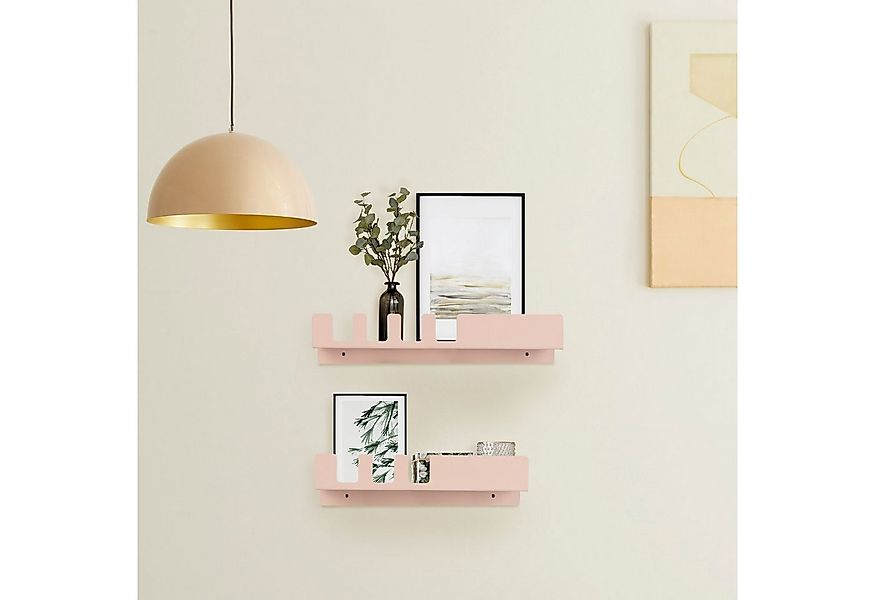 Karat Wandregal Agnes, Hängeregal, 2 Farben, 100% Metall, Dekoregal im 2er günstig online kaufen