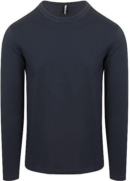 Profuomo Longsleeve T-Shirt Navy - Größe M günstig online kaufen