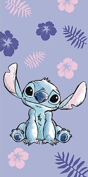 Lilo & Stitch Badetuch Lilo & Stich weiches Badetuch Größe: 70 x 140 cm 100 günstig online kaufen