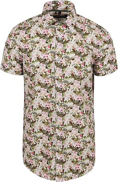 Suitable Short Sleeve Hemd Druck Jungle Grün - Größe XL günstig online kaufen