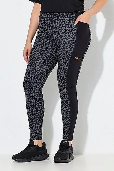 Ulla Popken Leggings Sport-Leggings schnelltrocknend Taschen recycelt günstig online kaufen