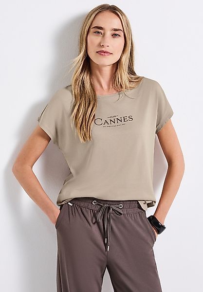 STREET ONE Shirttop mit Folien-Wording günstig online kaufen
