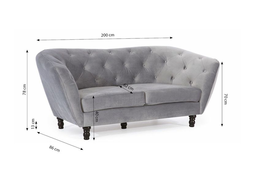 Fun Möbel Sofa Sofa Designer-Sofa Charlotte günstig online kaufen