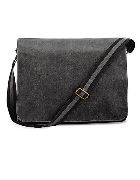 Quadra Messenger Bag Umhängetasche Schultertasche, Beschläge mit Antik-Mess günstig online kaufen