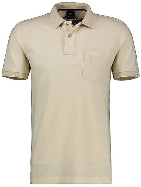 LERROS Langarmshirt "LERROS Herren Langarmpolo in Waffel-Piqué" günstig online kaufen
