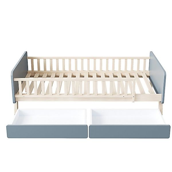 STILVORA Kinderbett 90×190 Babybett mit Gitter und Schubladen,Bettgestell o günstig online kaufen