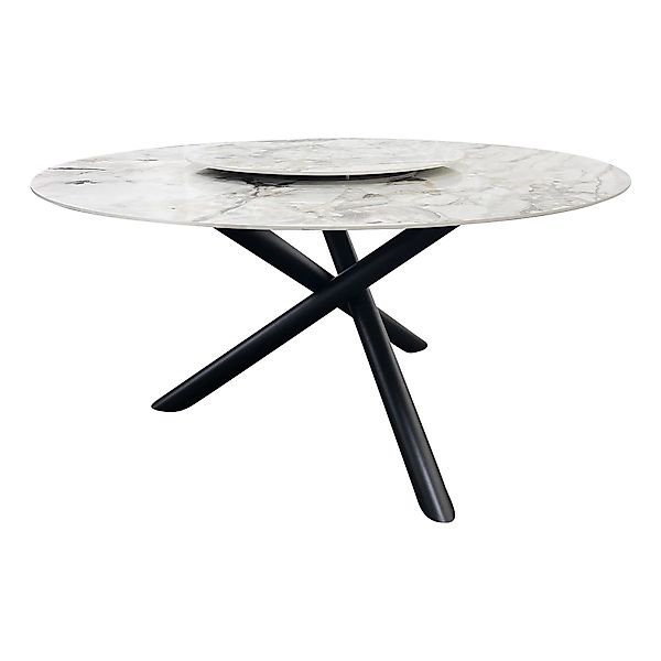riess-ambiente Esstisch SPIN 150cm weiß-grau · günstig online kaufen