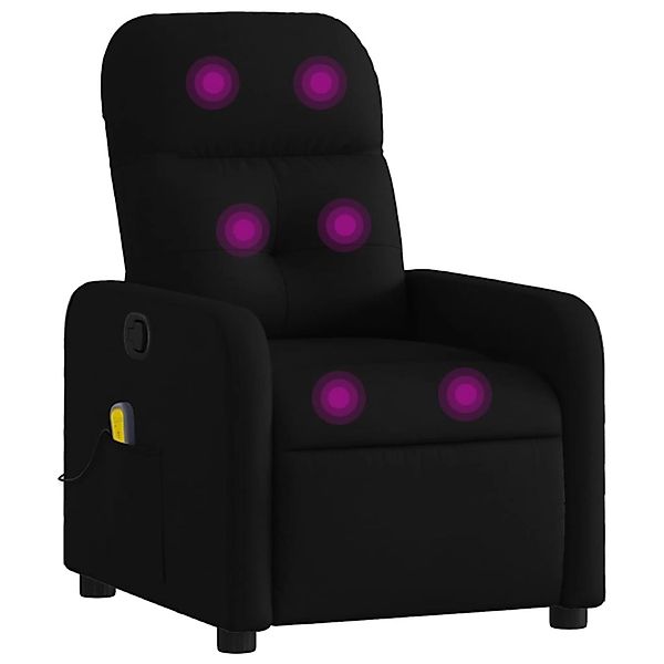 vidaXL Sessel Massagesessel Schwarz Stoff (1-St) günstig online kaufen