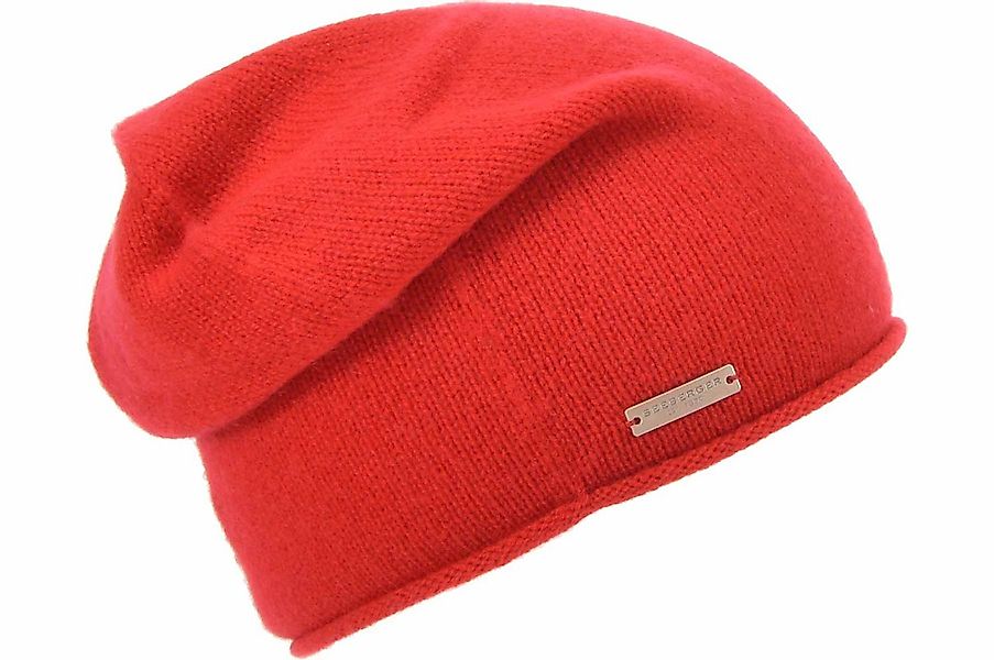 Seeberger Strickmütze Beanie aus 100% Kaschmir günstig online kaufen