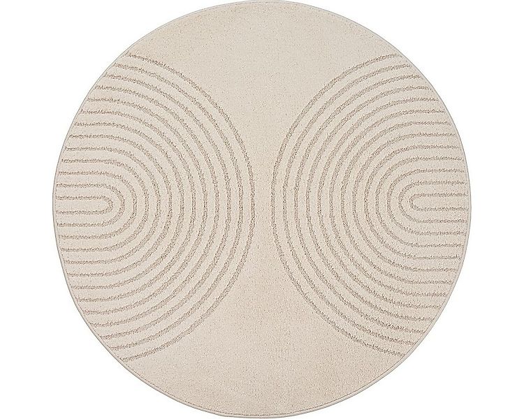 the carpet Teppich Elisa, rund, Höhe: 12 mm günstig online kaufen