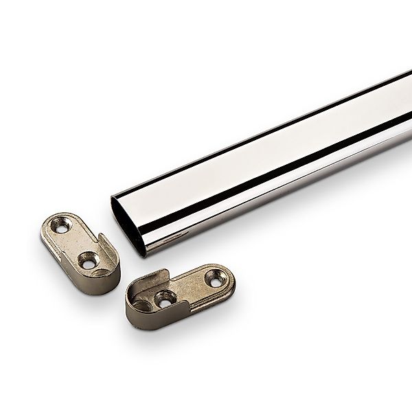 SO-TECH® Garderobenstange Schrankstange oval 1500 mm günstig online kaufen