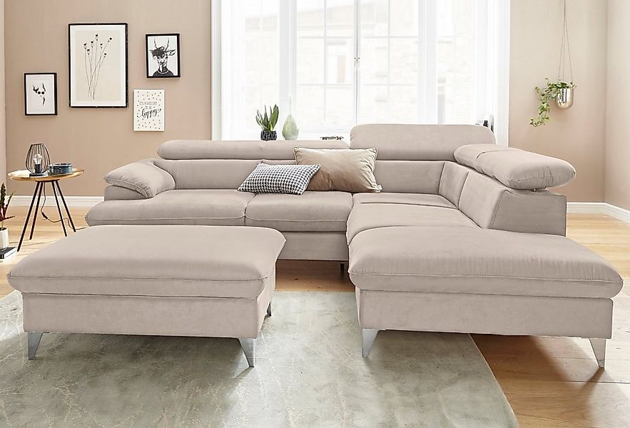 COTTA Polstergarnitur "Caluso L-Form", (2 tlg.), Set bestehend aus: Ecksofa günstig online kaufen