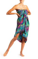 PANASIAM Pareo Sarong Wachsbatik schwarz-weiß aus günstig online kaufen