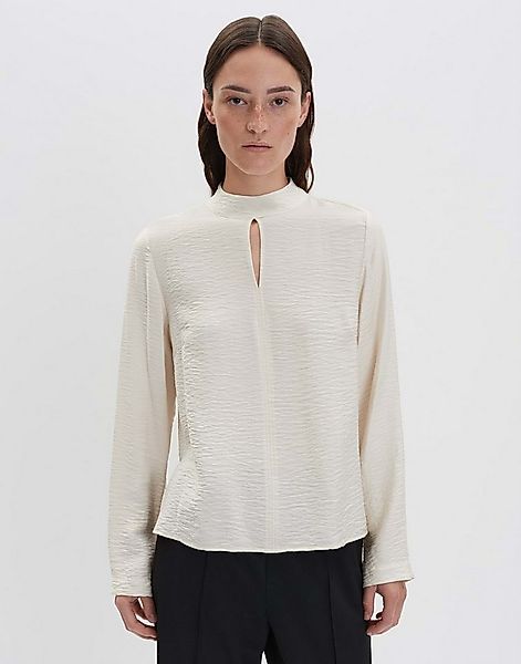 someday Satinbluse ZEUNARA Loose Shirtbluse mit Schlitzdetail günstig online kaufen