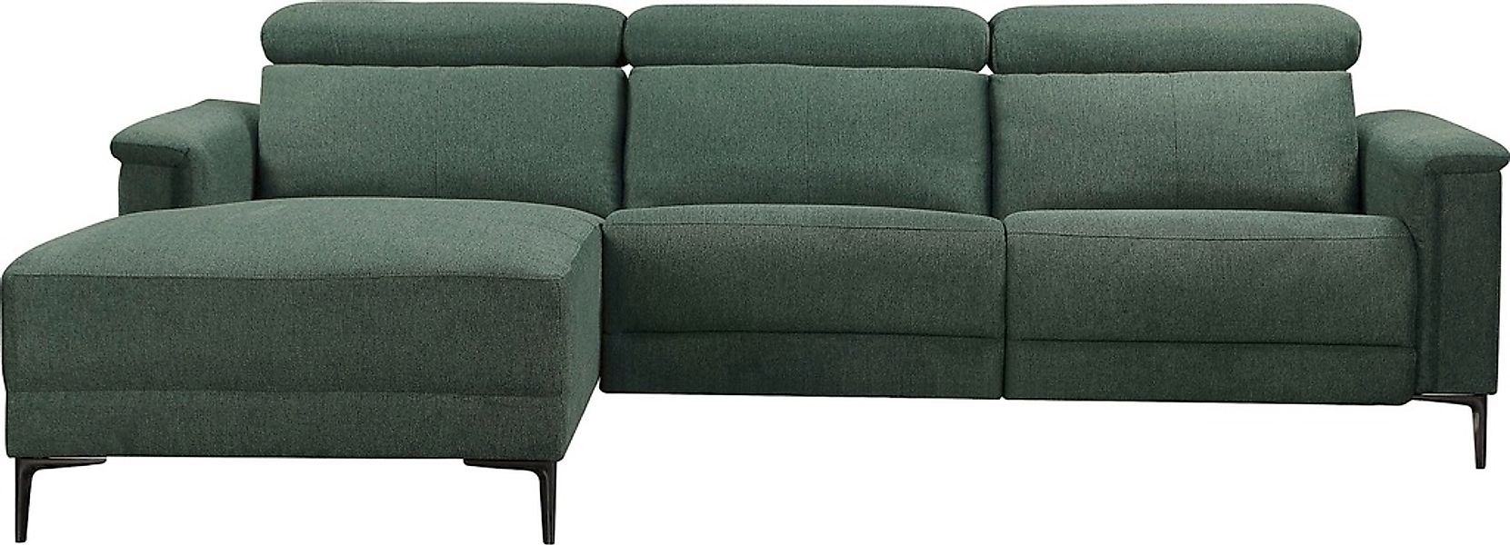 Home affaire Ecksofa "LUND, L-Form, 261cm, man. o. elektr. Relaxfunktion (m günstig online kaufen