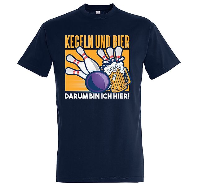 Youth Designz T-Shirt "Kegeln Und Bier, günstig online kaufen