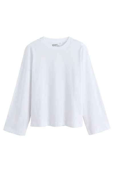Next T-Shirt Relaxed Fit Langarmshirt mit günstig online kaufen