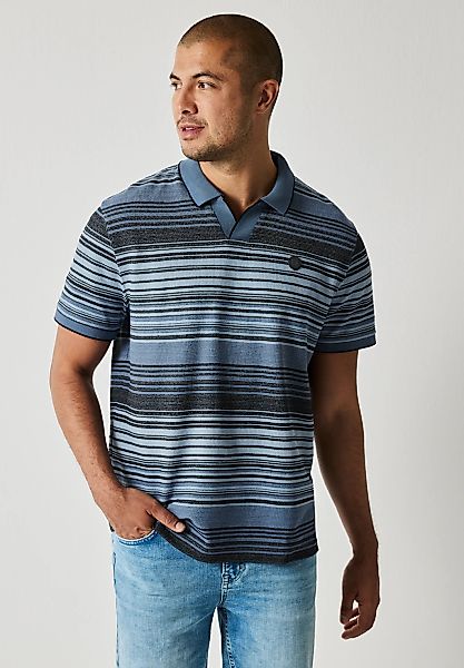 STREET ONE MEN Poloshirt, aus Baumwolle mit Stretchante günstig online kaufen
