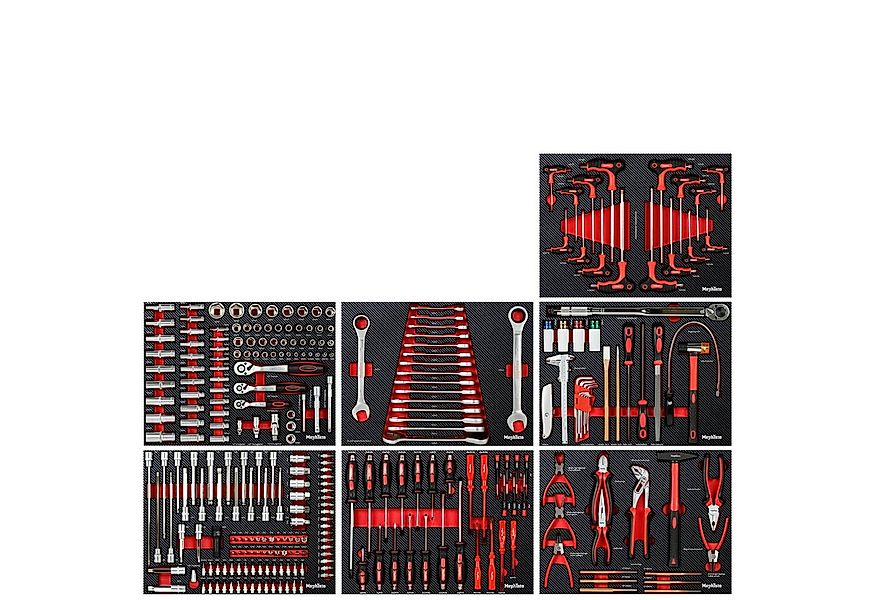 Mephisto-Tools Werkzeugset, (Set), metrisch, inkl. Soft Inlay in Carbon-Opt günstig online kaufen