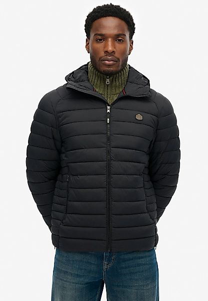 Superdry Steppjacke "Hooded Fuji Lite Jacket" mit Kapuze slim fit Form, mit günstig online kaufen