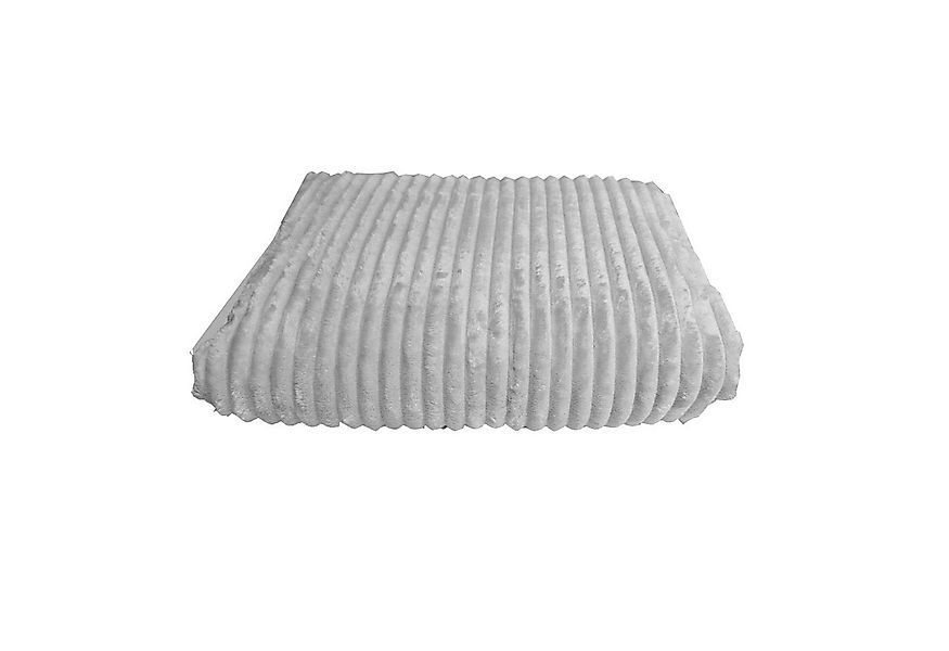 Wohndecke Plüschdecke Cord Wohndecke flauschig weich war, Casa Colori günstig online kaufen