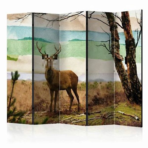 artgeist Paravent Forest fugitive II [Room Dividers] mehrfarbig Gr. 225 x 1 günstig online kaufen