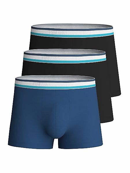 CALIDA Boxershorts "Natural Benefit", (3er Pack), mit formstabiler Single J günstig online kaufen