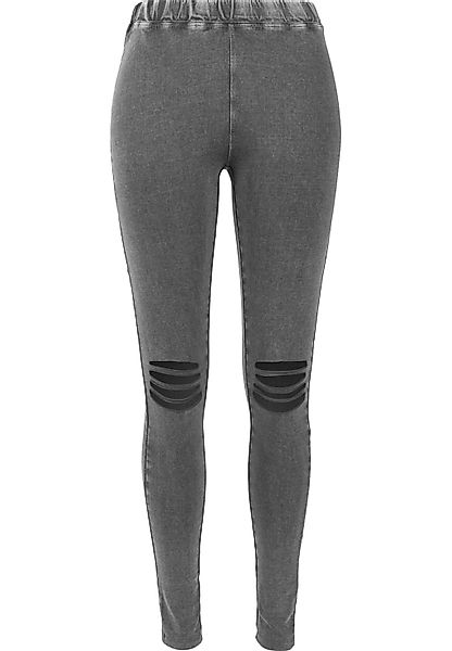 URBAN CLASSICS Leggings "Urban Classics Damen Ladies Cutted Knee Leggings" günstig online kaufen