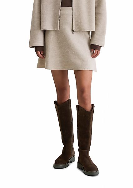 Marc OPolo Strickrock "aus Boiled Wool" günstig online kaufen