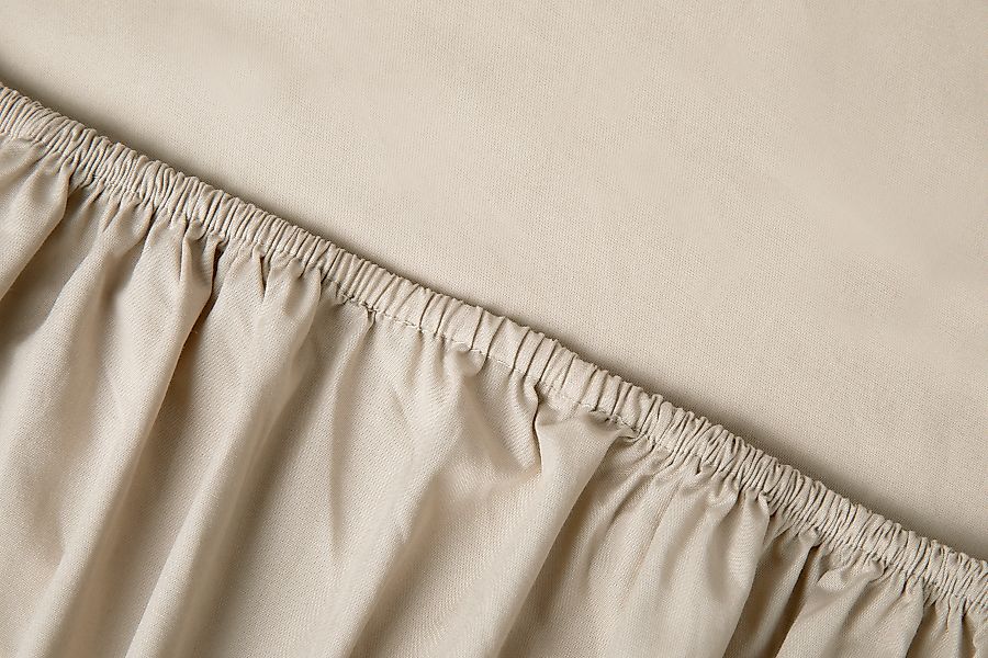 Kayori Spannbettlaken Shizu, Perkal, Gummizug: rundum, günstig online kaufen